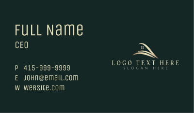 Luxury House Roofing Business Card Image Preview