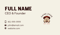 Cocker Spaniel Dog Hat Business Card Image Preview