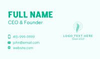 Chiropractic Acupuncture Emblem  Business Card Preview