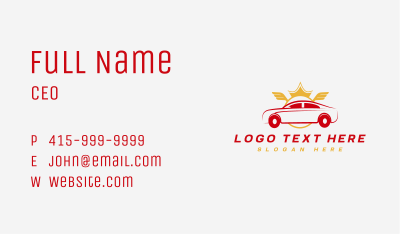 Fast Car Transportation Business Card Image Preview