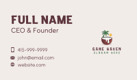 Coconut Milk Juice Business Card Image Preview