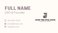 Stylish Vintage Brand Business Card Image Preview