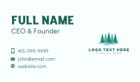Natural Pine Tree  Business Card Image Preview