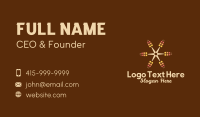 Corn Mill Farming Business Card Design