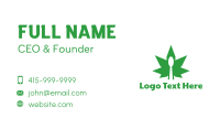 Edible Cannabis Spoon Business Card Image Preview