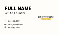 School Supplies Store Wordmark Business Card Image Preview