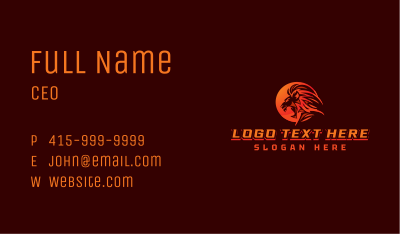 Roar Lion Gaming Business Card Image Preview