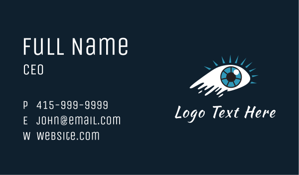 Crying Eye Painting Business Card Design Image Preview