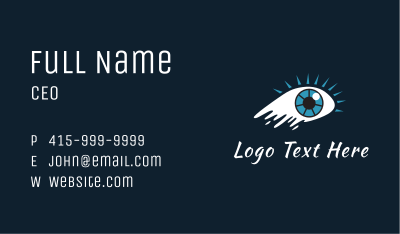 Crying Eye Painting Business Card