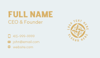 Gold Christian Cross Business Card Image Preview