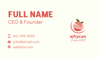 Organic Apple Fruit  Business Card Image Preview