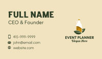 Organic Drink Bottle  Business Card Image Preview