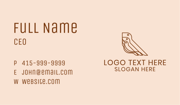 Avian Zoology Wildlife Business Card Design Image Preview
