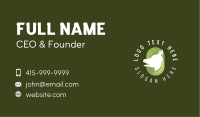Eco Friendly Dog Leaf Business Card Image Preview