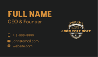 Detail Auto Garage Business Card Image Preview