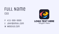 Digital Colored Swoosh Business Card Image Preview