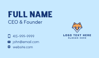 Fox Animal Mascot Business Card Image Preview