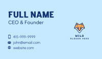 Fox Animal Mascot Business Card Image Preview