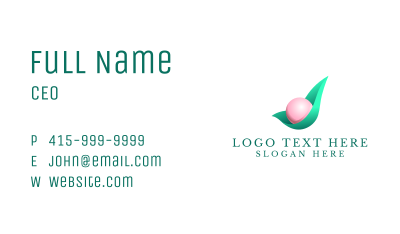 Dermatologist Clinic Pearl  Business Card
