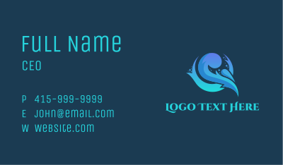 Seaside Hydro Liquid  Business Card Image Preview