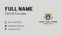 Lightning Baseball Emblem  Business Card Image Preview