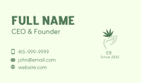 Hand Leaf Garden Business Card Image Preview