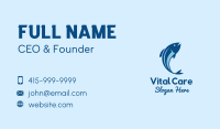 Blue Tuna Fish  Business Card Image Preview