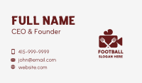Culinary Food Vlogger  Business Card Image Preview