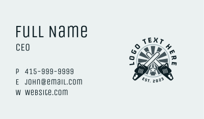 Chainsaw Industrial Cutter Business Card Image Preview