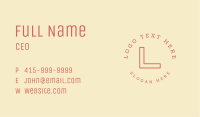 Classic Clothing Line Business Card Image Preview