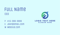Circular Abstract Company  Business Card Image Preview