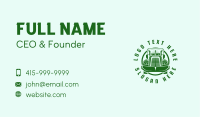Green Cargo Truck Business Card Image Preview