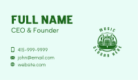 Green Cargo Truck Business Card Image Preview