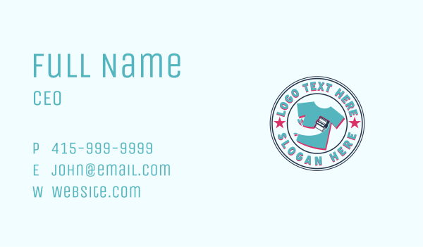 Printing T-shirt Apparel Business Card Design Image Preview