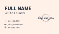 Fashion Boutique Designer Business Card Image Preview