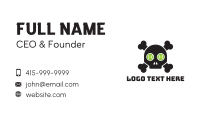 Tennis Ball Pirate Skull Business Card Image Preview