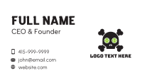 Tennis Ball Pirate Skull Business Card Design