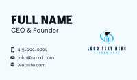 Cleaning Spray Bottle Business Card Image Preview