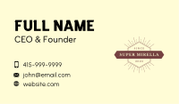 Vintage Generic Business  Business Card Image Preview