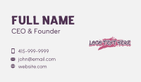 Graphic Mural Graffiti Business Card Image Preview