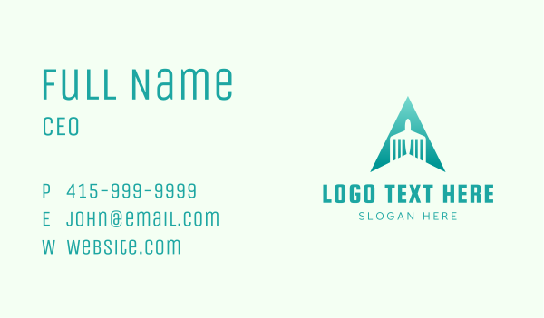 North Direction Plane Travel Business Card Design Image Preview