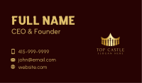 Premium Crown Fence Business Card Image Preview