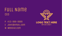 Golden Eagle Crest Business Card Image Preview