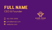 Golden Eagle Crest Business Card Image Preview