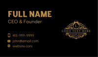 Luxury Premium Crest Business Card Image Preview
