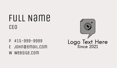 Camera Document Chat Business Card Image Preview