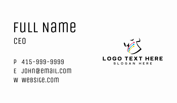 Garment Shirt Printing  Business Card Design Image Preview