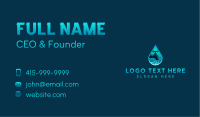 Water Droplet Plumbing Business Card Image Preview