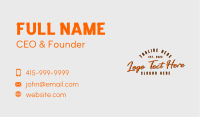 Luxury Script Apparel Business Card Image Preview