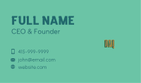 Summer Surf Wordmark Business Card Image Preview